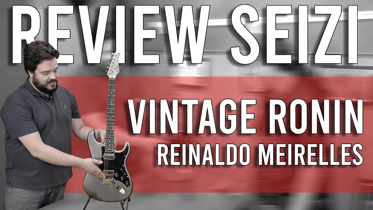 Guitarra Seizi Vintage Ronin Reinaldo Meirelles Space Grey