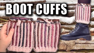 How to Crochet Easy Boot Cuffs / Ankle Legwarmers by Last Minute Laura 236 views 4 months ago 24 minutes