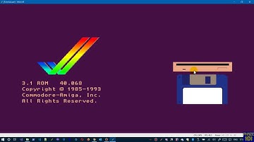 Installing the Commodore Amiga A1200 Workbench  V3.1 on WinUAE using a Hard Disk