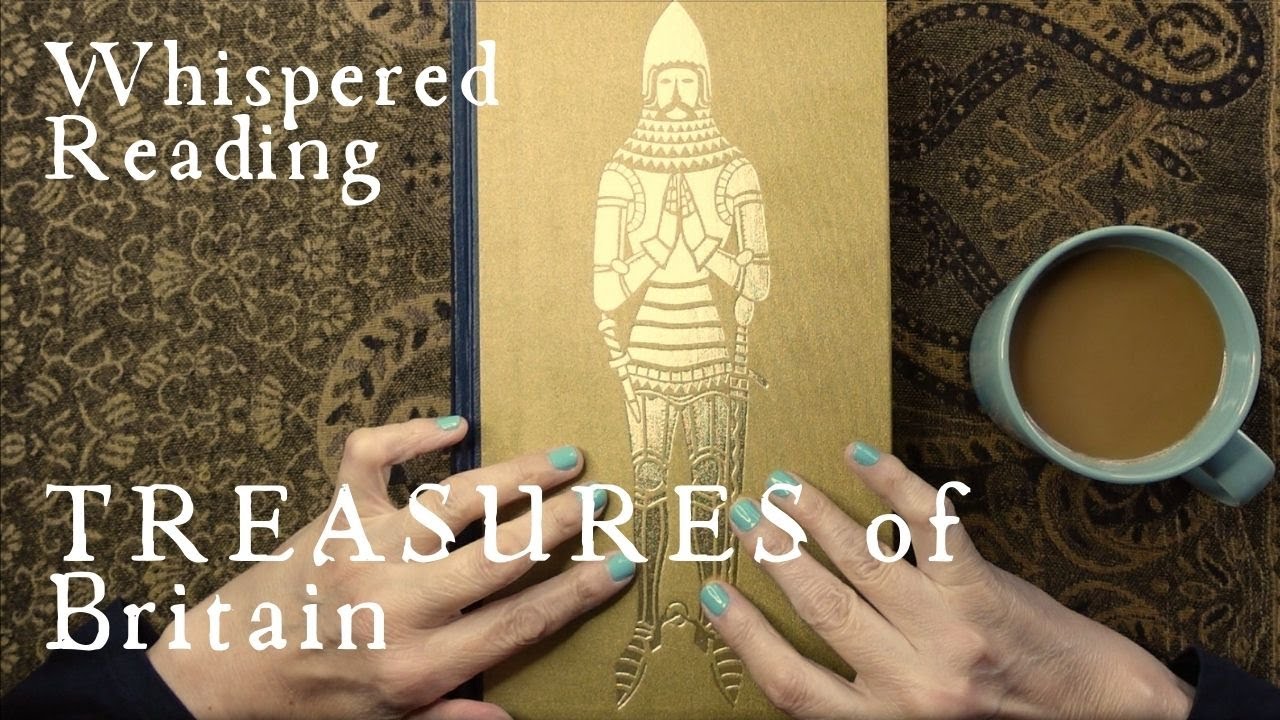 ASMR | Treasures of Britain! Lovely Vintage Book - Whispered Reading at Coffee Time!