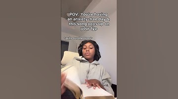 Thumbnail of When you’re having an anxiety free day and this song pops up #stressmanagment #anxiety #christian
