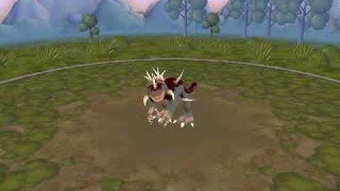 my little brothers spore creature "ultimate tyranno baby"