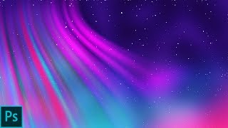 How to create a northern light style abstract wallpaper in Photoshop | Abstract Wallpaper design