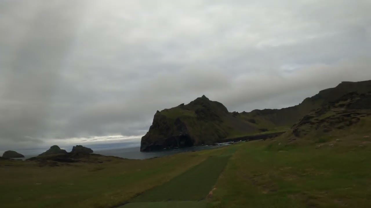 E-mountain bike ride around Heimaey, Vestmannaeyjar