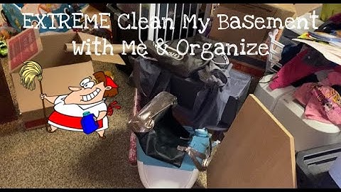 EXTREME Realistic Clean My Basement With Me & Organize l Basement Tour