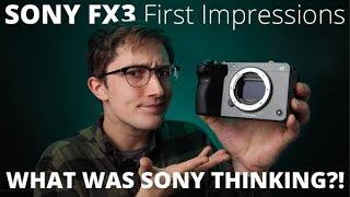 Sony Fx3 First Impression What Was Sony Thinking?