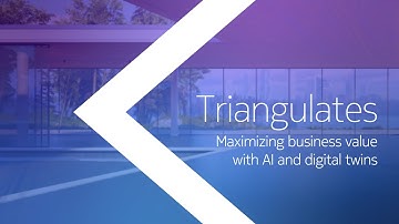 Triangulates – Maximizing business value with AI and digital twins