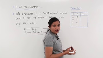 Half Subtractor