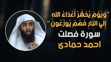 تلاوة مؤثرة من سورة فصلت للقارئ احمد حمادي || "ويوم يحشر أعداء الله إلي النار فهم يوزعون"