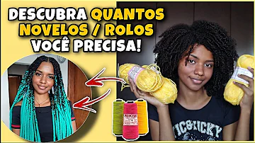 Quantos rolos de linha para fazer trança?