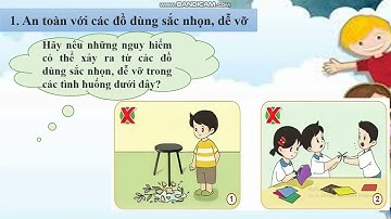 CÔNG NGHỆ LỚP 3 - BÀI 6. AN TOÀN VỚI MÔI TRƯỜNG CÔNG NGHỆ TRONG GIA ĐÌNH