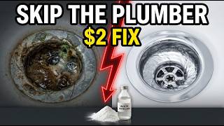 Stop Paying Plumbers $300 — This $2 Fix Clears Any Clogged Drain"