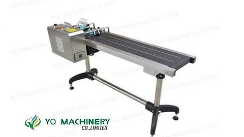 Automatic paging machine with counting numbering system for paper box plastic bag labeller