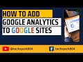 How to Add Google Analytics to Google Sites Free | Google Analytics ID