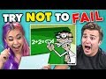 Try Not to Fail Challenge #2 | Back To School Edition