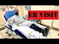 BF WRECKED ANKLE SNOWMOBILING ! (ER VISIT)