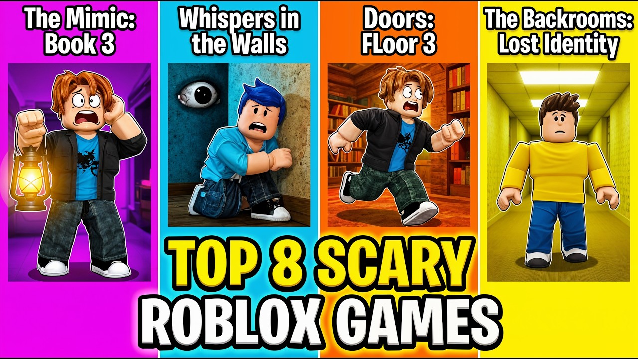 Top 8 SCARIEST Roblox Games You Must Play March 2026 YouTube 