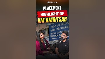 IIM Amritsar Placement Highlights 🔎| What to Expect After the IPM Program! 💼| #shorts