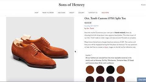 Oct  Tenth Made To Order Shoes Customisation Tool