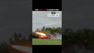 The Soviet LEGENDARY BM-21 Grad in Action. #shorts