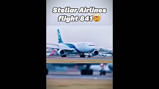 Stellar airlines flight 841😱- It's Just a flight radar glitch!😭🤯