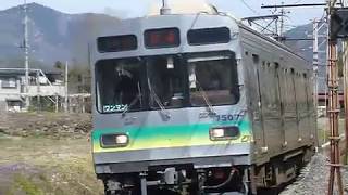 [警笛あり]秩父鉄道7500系7507編成 上長瀞駅付近通過