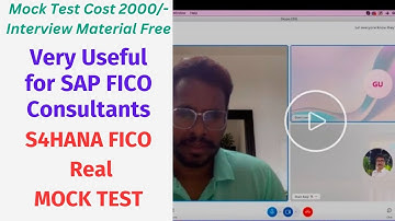 S4HANA FICO Mock Test-SAP FICO Interview questions-S4HANA FICO Course In Telugu-SAP FICO Mock Test