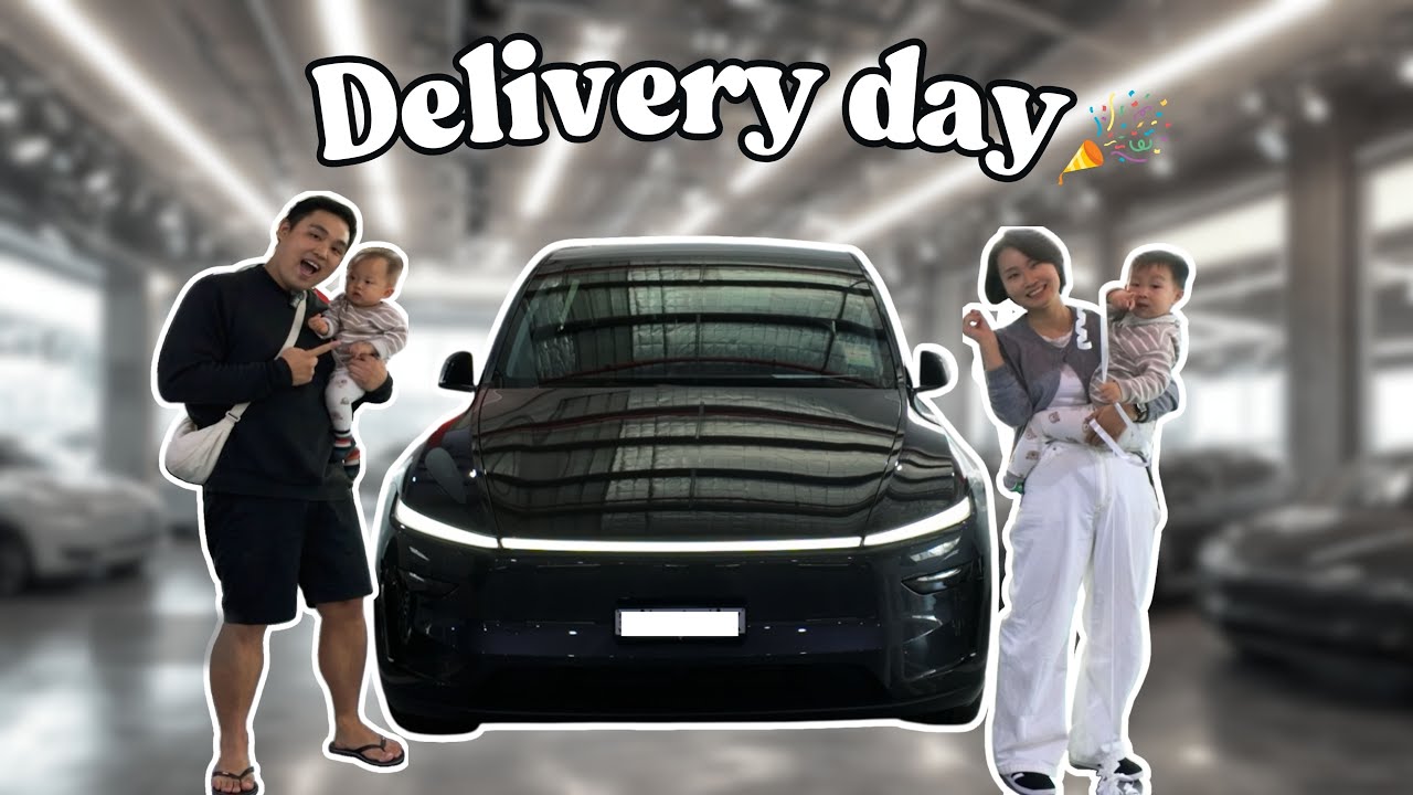 День доставки новой Tesla Model Y Juniper в Сиднее 🇦🇺 | Семейный видеоблог