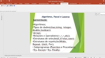 Aprenda a Programar a partir do zero - Curso Algoritmos , Pascal, Lazarus e Firebird