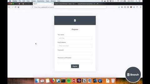 Branch onboarding screencast