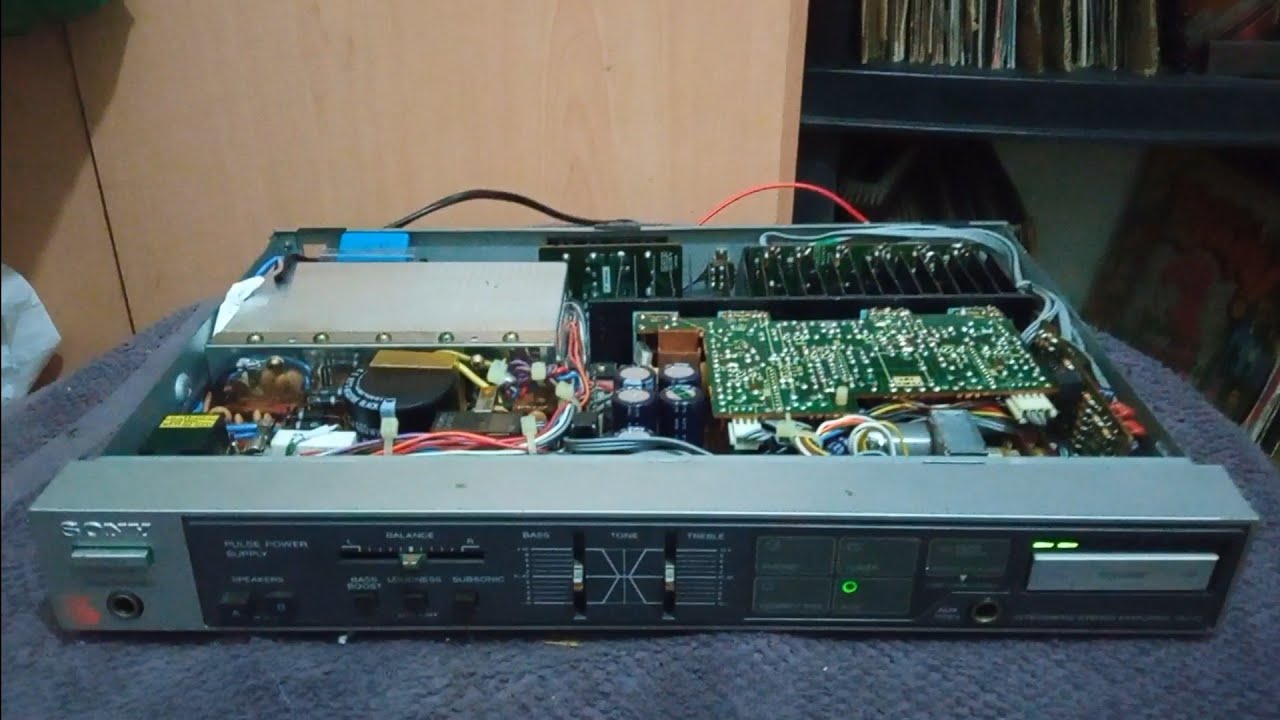 Sony TA-V5 Mini Amplifier - YouTube