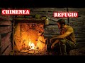 Construimos Una Chimenea En El Refugio De troncos