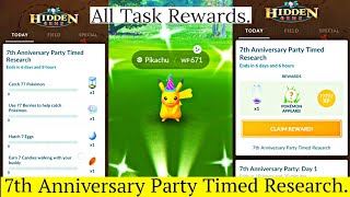 Pokemon Go 7th Anniversary Party event: Dates, debuts, shiny Mew Masterwork  Research, more - Charlie INTEL