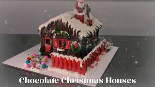 How to create a festive chocolate Gingerbread Houses for Christmas!
