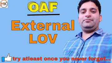 How to create external lov in OAF | Oracle Shooter
