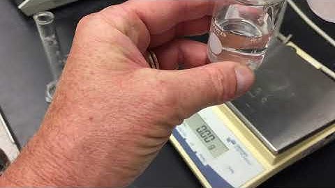 Lab 1 Part B: Mass of beaker with water