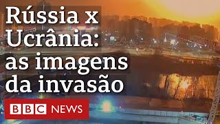 As imagens da invasão da Rússia à Ucrânia - YouTube
