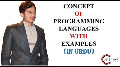 Programming languages with examples  (IN URDU)