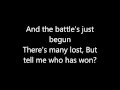 Paramore - Sunday Bloody Sunday lyrics