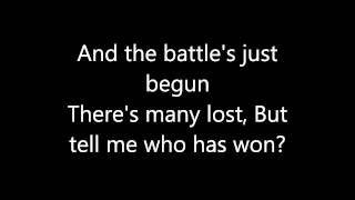Paramore - Sunday Bloody Sunday lyrics