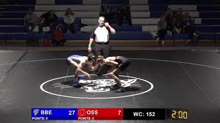 Blaine Fischer’s 200th Career Win | BBE Varsity Wrestling vs EVW & Osakis - 1/18/2022