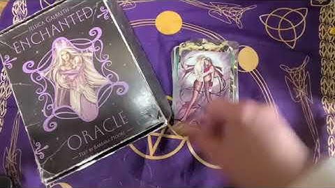 Enchanted Oracle deck Full flip thru