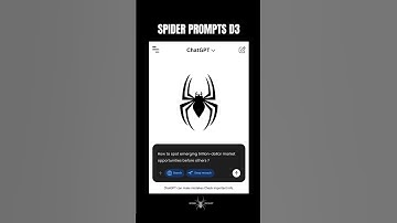 Day 3 Spider Prompt #chatgpt #prompt #ai #technology #billionaire #trillionaire #shorts