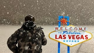 LAS VEGAS SNOW #MyHeaven 4K STUNNING 10 minutes of Las Vegas SNOW February 2019