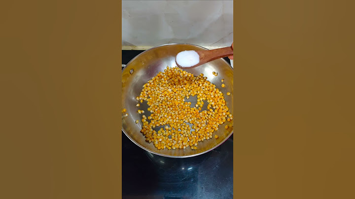 Easy Salt Popcorn Recipe | Homemade Popcorn | Kids Snacks