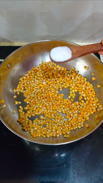 Easy Salt Popcorn Recipe | Homemade Popcorn | Kids Snacks