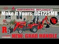 Make it yours massey ferguson gc1725mb subcompact tractor with retailrems new grab handle