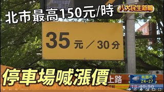 北市停車場喊漲 最高每小時150元 |【民生八方事】| 2022100707 @gtvnews27
