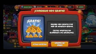 Así gano oro gratis en cooking Dash screenshot 3