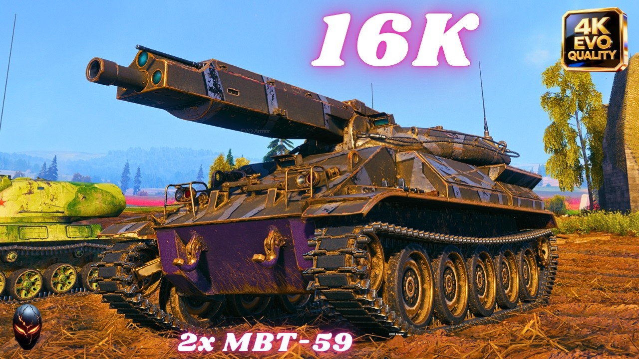 16K Damage 2x MBT-59 8.8K Dmg 7 Kills & 8K Dmg 5 Kills World of